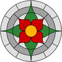 Flower round panel design